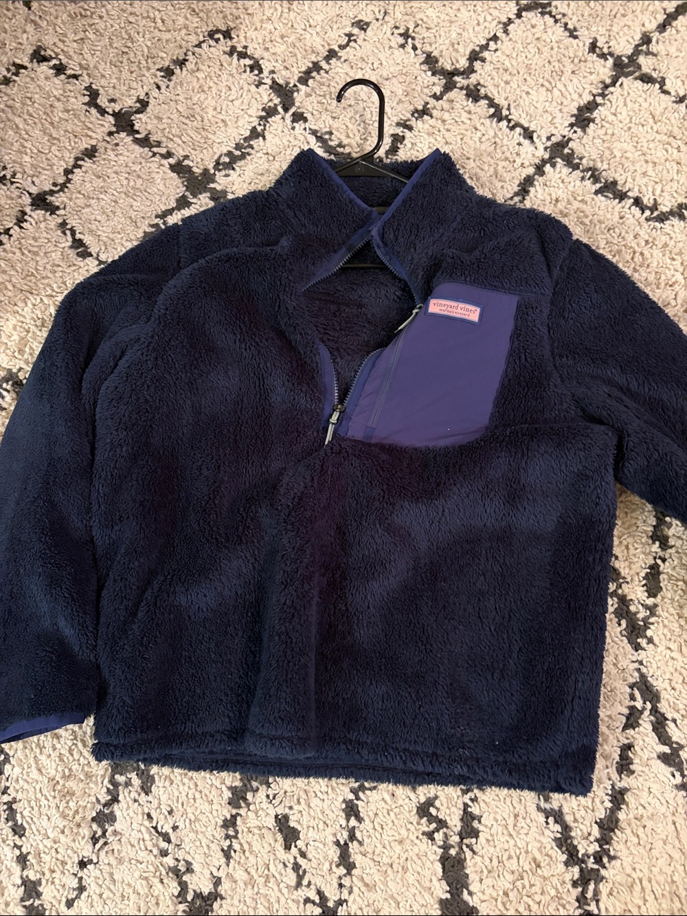 Vineyard Vines Men’s Navy Fleece Jacket